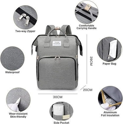 Portable Folding Crib Diaper Bag Multi-Function